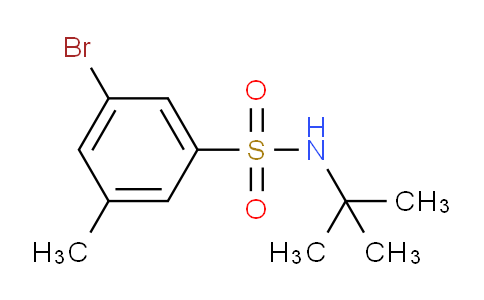 CAS No. 1033201-97-6, 3-Bromo-N-(tert-butyl)-5-methylbenzenesulfonamide