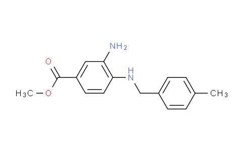 CAS No. 1031667-78-3, Methyl 3-amino-4-[(4-methylbenzyl)amino]benzoate