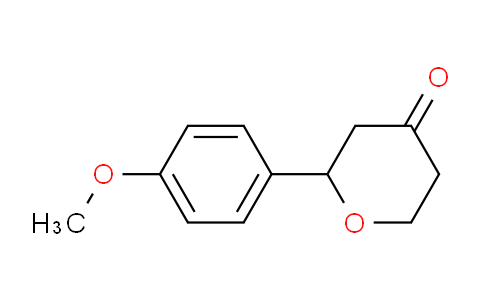 CAS No. 1026692-54-5, 2-(4-Methoxyphenyl)dihydro-2H-pyran-4(3H)-one