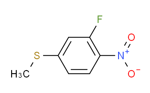 CAS No. 1025509-81-2, 2-Fluoro-4-methylthio-1-nitrobenzene
