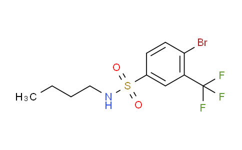 CAS No. 1020253-05-7, 4-Bromo-N-butyl-3-(trifluoromethyl)benzenesulfonamide