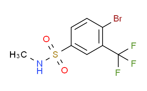 CAS No. 1020253-01-3, 4-Bromo-N-methyl-3-(trifluoromethyl)benzenesulfonamide
