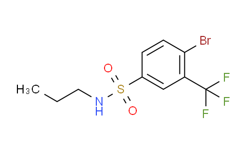 CAS No. 1020253-00-2, 4-Bromo-N-propyl-3-(trifluoromethyl)benzenesulfonamide