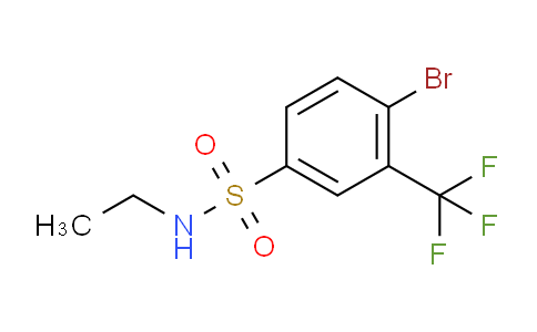 CAS No. 1020252-99-6, 4-Bromo-N-ethyl-3-(trifluoromethyl)benzenesulfonamide