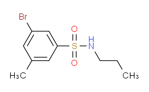 CAS No. 1020252-89-4, 3-Bromo-5-methyl-N-propylbenzenesulfonamide