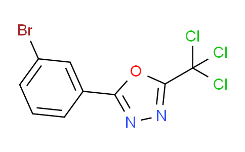 CAS No. 1020252-87-2, 2-(3-Bromophenyl)-5-(trichloromethyl)-1,3,4-oxadiazole