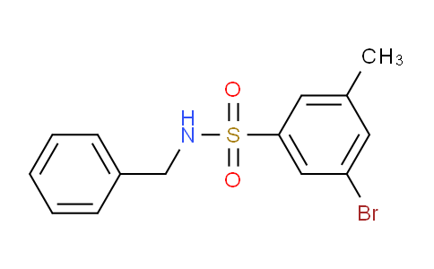 CAS No. 1020252-85-0, N-Benzyl-3-bromo-5-methylbenzenesulfonamide