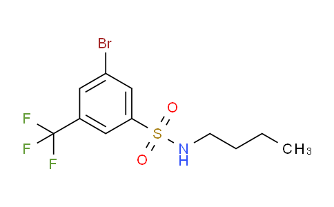 CAS No. 1020252-83-8, 3-Bromo-N-butyl-5-(trifluoromethyl)benzenesulfonamide