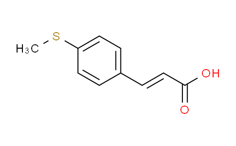 CAS No. 102016-58-0, 3-(4-(Methylthio)phenyl)acrylic acid