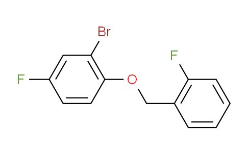 CAS No. 1019446-40-2, 2-Bromo-4-fluoro-1-((2-fluorobenzyl)oxy)benzene