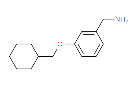 CAS No. 1019128-90-5, (3-(Cyclohexylmethoxy)phenyl)methanamine