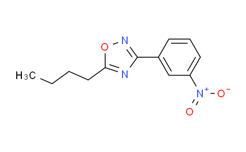 CAS No. 10185-66-7, 5-Butyl-3-(3-nitrophenyl)-1,2,4-oxadiazole