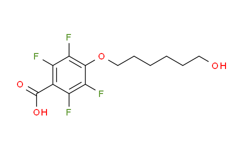 CAS No. 1017789-70-6, 2,3,5,6-Tetrafluoro-4-((6-hydroxyhexyl)oxy)benzoic acid