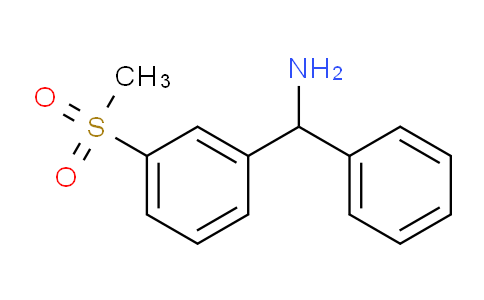 CAS No. 1016509-13-9, (3-(Methylsulfonyl)phenyl)(phenyl)methanamine