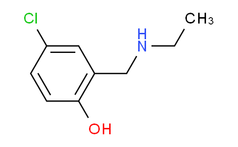 CAS No. 1016500-71-2, 4-Chloro-2-((ethylamino)methyl)phenol