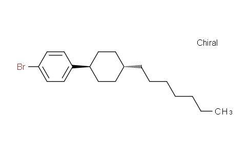 CAS No. 101532-38-1, 1-Bromo-4-(trans-4-heptylcyclohexyl)benzene
