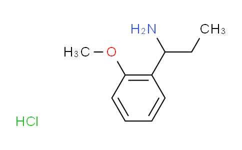 CAS No. 101290-65-7, 1-(2-Methoxyphenyl)propan-1-amine hydrochloride