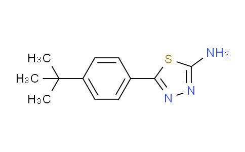 CAS No. 100987-04-0, 5-(4-(tert-Butyl)phenyl)-1,3,4-thiadiazol-2-amine