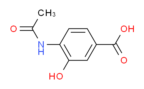 CAS No. 10098-40-5, 4-Acetamido-3-hydroxybenzoic acid