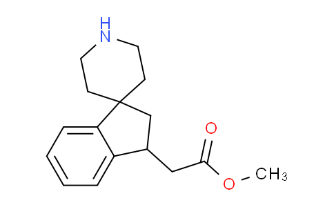 CAS No. 1009374-71-3, Methyl 2-(2,3-dihydrospiro[indene-1,4-piperidin]-3-yl)acetate