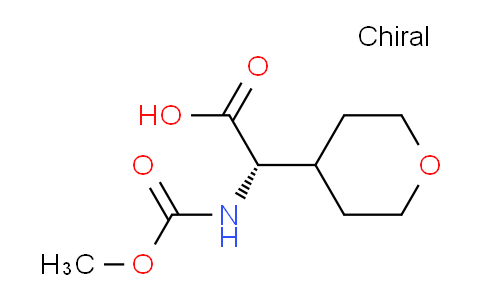 CAS No. 1009120-03-9, Methyl N-methoxycarbonyl-2-(oxan-4-YL)-L-glycinate