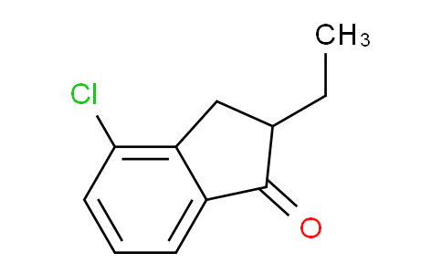CAS No. 1003708-98-2, 4-Chloro-2-ethyl-2,3-dihydro-1H-inden-1-one