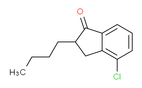 CAS No. 1003708-90-4, 2-Butyl-4-chloro-2,3-dihydro-1H-inden-1-one