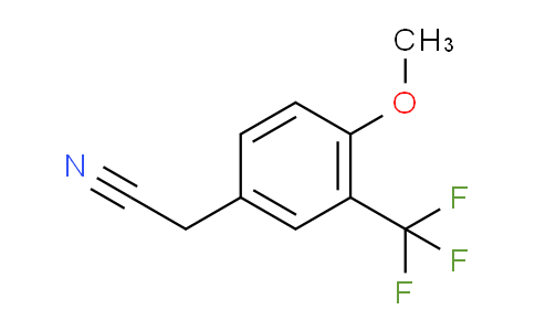 CAS No. 1000555-32-7, 4-Methoxy-3-(trifluoromethyl)phenylacetonitrile