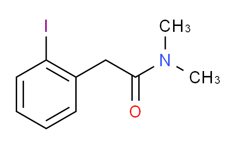 CAS No. 75117-26-9, N,N-dimethyl-2-iodophenylacetamide