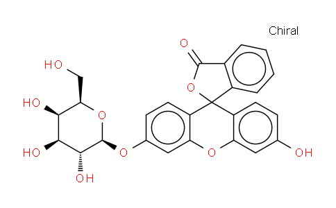 CAS No. 102286-67-9, Spiro[isobenzofuran-1(3H),9'-[9H]xanthen]-3-one,3'-(b-D-galactopyranosyloxy)-6'-hydroxy-