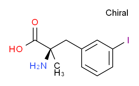 CAS No. 457652-83-4, (2R)-2-amino-3-(3-iodophenyl)-2-methylpropanoic acid
