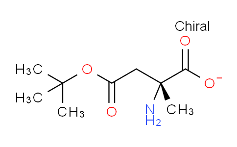CAS No. 1231709-25-3, D-Aspartic acid, 2-methyl-, 4-(1,1-dimethylethyl) ester