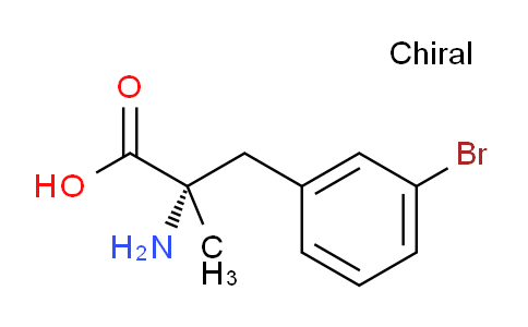 CAS No. 1212117-73-1, (2S)-2-amino-3-(3-bromophenyl)-2-methylpropanoic acid