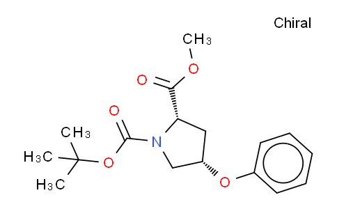 CAS No. 93967-75-0, N-BOC-METHYL(2S,4S)-4-PHENOXY-2-PYRROLIDINECARBOXYLATE