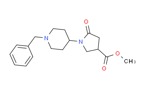 CAS No. 937601-54-2, Methyl 1-(1-benzyl-4-piperidinyl)-5-oxo-3-pyrrolidinecarboxylate