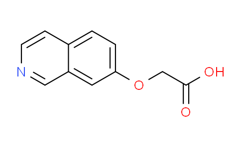 CAS No. 86235-60-1, 2-(Isoquinolin-7-yloxy)acetic acid
