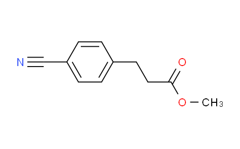 CAS No. 75567-85-0, Methyl 3-(4-cyanophenyl)propanoate