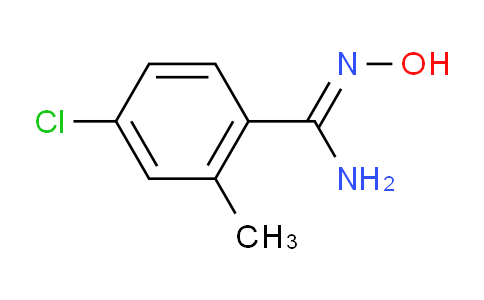 CAS No. 721450-66-4, 4-Chloro-N'-hydroxy-2-methylbenzimidamide