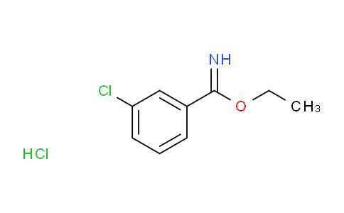 CAS No. 60612-87-5, Ethyl 3-chlorobenzimidate hydrochloride