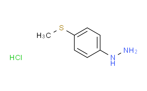CAS No. 58626-97-4, (4-(Methylthio)phenyl)hydrazine hydrochloride