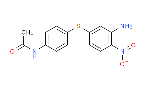 CAS No. 56073-93-9, 5-(4-acetamidothiophenoxy)-2-nitroaniline