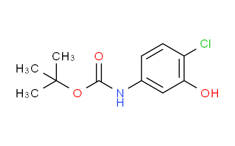 CAS No. 345893-27-8, tert-butyl 4-chloro-3-hydroxyphenylcarbamate