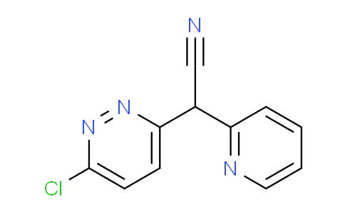 CAS No. 338779-25-2, 2-(6-Chloro-3-pyridazinyl)-2-(2-pyridinyl)-acetonitrile