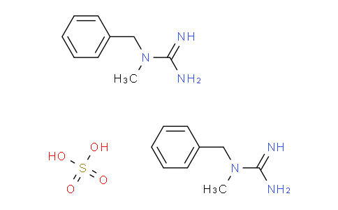 CAS No. 2551-64-6, 1-Benzyl-1-methylguanidine hemisulfate