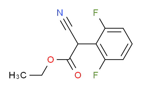 CAS No. 202000-98-4, Ethyl 2-cyano-2-(2,6-difluorophenyl)acetate