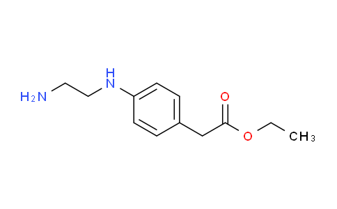 CAS No. 174890-79-0, Ethyl 2-(4-((2-aminoethyl)amino)phenyl)acetate