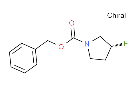 CAS No. 163457-21-4, N-Cbz-3(R)-fluoropyrrolidine