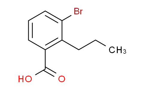 CAS No. 1263284-52-1, 3-Bromo-2-propylbenzoic acid