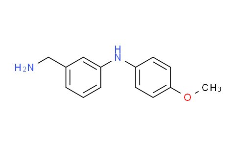 CAS No. 1263284-49-6, 3-(Aminomethyl)-N-(4-methoxyphenyl)aniline