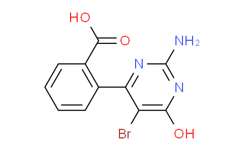 CAS No. 1263283-37-9, 2-(2-Amino-5-bromo-6-hydroxy-pyrimidin-4-yl)-benzoic acid